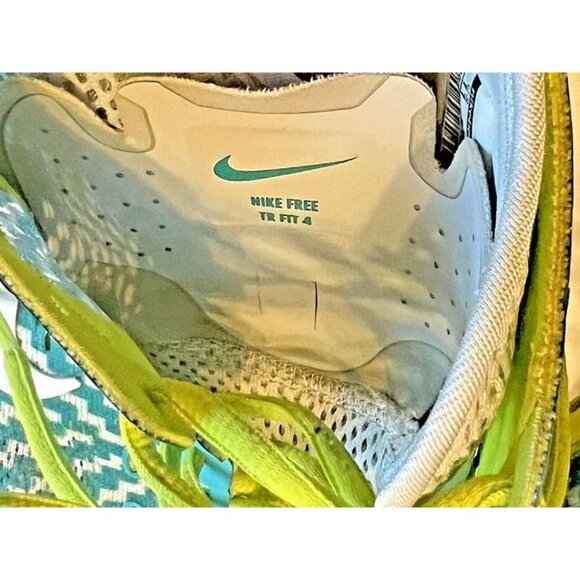 Nike Free 5.0 TR Fit 4 Woman Size‎ 11 Athletic Lime Green Blue Running Sneakers - Picture 8 of 8